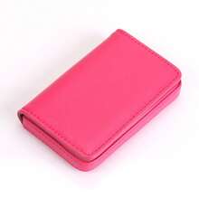 男女通用名片夹 PU皮钱包 PU皮商务风格信用卡夹零钱包 - 彩色 - 查看 13