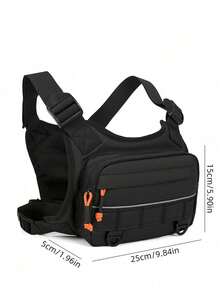 Men's Tactical Compact Chest Bag, Running Chest Pack, Running Vest Waist Bag, Chest Rig Running Pack - A - View 11