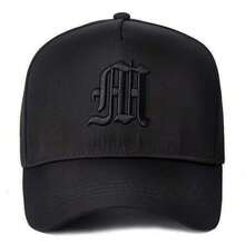 1pc Men's M Letter Embroidered Baseball Cap, Street Fashion Casual Hat For Spring, Autumn, Travel, Beach Vacation - Multicolor - View 7