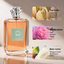 3.4fl Oz Eau De Parfum Spray, Vanilla Perfume For Women Long Lasting,Air Freshening ,Perfect For Dating, Daily Life, Parties, Gift Giving - Kem/Cam Bergamot/Hạt phỉ - Xem 2