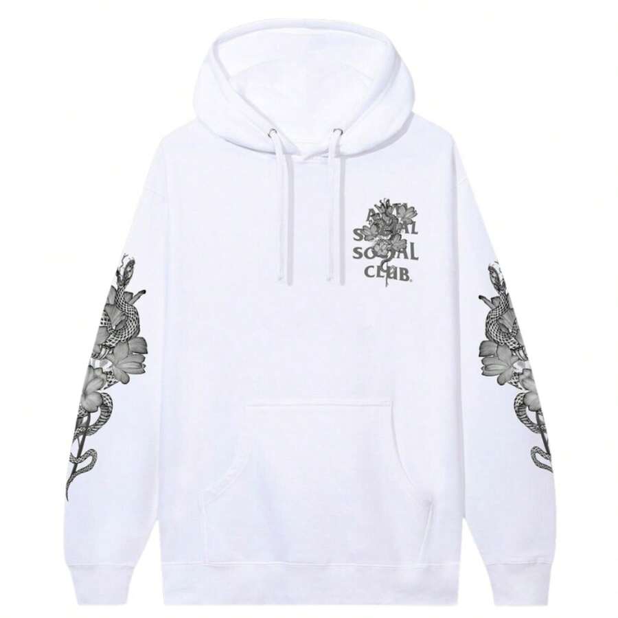 Anti Social Social Club Hokkaido 3M Hoodie Mens - White - View 1