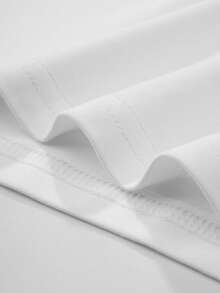 Camiseta de tirantes holgada y casual de verano para hombre, cuello de pico, adecuada para gimnasio, correr, ciclismo, color blanco - Blanco - Ver 5