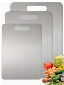 Cross-Border Anti-Slip Thick Stainless Steel Cutting Board, Double-Sided Large Household Chopping Board, Anti-Mold Kneading Board, Baking Board - Multicolor - View 8