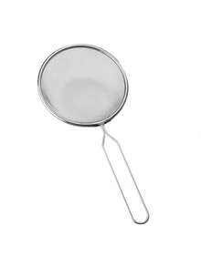 1. Stainless Steel Mesh Strainer, Soy Milk & Milk Filter Net Spoon, Flour Sifter, Kitchen Tool Mesh Colander, Strainer Ladle, Extra Fine Large Mesh Tea Strainer, Skimmer, Baking Filter, Sieve - Multicolor - View 6