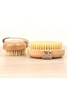 1 Pc Durable Handle Bath Brush Rub Back Bath Scrub Massage Shower Brush For Bathroom - Conventional - View 7