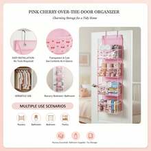 Multilayer PVC Hanging Storage Organizer Bag – Foldable And Space-Saving Storage For Toys, Bags, And Household Items, Ideal For Bedroom & Living Room - 蝴蝶結 - 查看 5