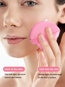12 PIEZAS Juego de herramientas de maquillaje: 9 PIEZAS Esponjas de mezcla no absorbentes + 3 PIEZAS Borlas de polvo triangulares suaves - Uso dual en seco y húmedo para base y fijación de maquillaje - Multicolor - Ver 3