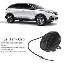 Premium Replacement Fuel Tank Cap (Gas Cap) 1609818980 - Compatible With Peugeot 301, 2008, 3008, 308, 408, 508 - High Quality Car Accessories - A - View 1