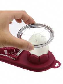 2-In-1 Egg Slicer, Household Egg Cutter, Multi-Functional Pickled Egg Cutter, Egg Divider, Versatile Kitchen Tool - Multicolor - View 7