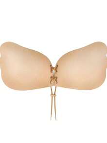 2件/套粘性聚拢文胸，无肩带露背设计，完美搭配连衣裙、泳装、比基尼和沙滩度假装 - 彩色 - 查看 14