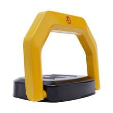 Folding Automatic Parking Lock Driveway Security Car Barrier Lock Remote Control - Yellow - View 6
