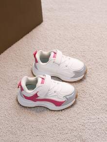 1双儿童运动鞋，魔术贴设计，方便穿脱，儿童多功能休闲运动鞋 - 粉色 - 查看 6