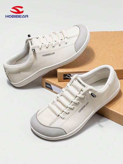 HOBIBEAR 宽鞋头赤足鞋，单镫设计，男女通用，简约透气，舒适越野跑鞋，PU皮革鞋面