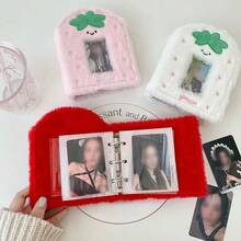 1本A8卡通草莓格子相册，青少年偶像照片卡片收纳相册，迷你相册 - A8卡冊 - 查看 10