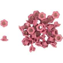 Craftelier - Pack Of 40 Flower Shaped Eyelets |   Ideal For Card Making, Scrapbooking And Crafts |   Valid For Various Materials |   Inner Size 0.19" And Outer Size 0.39" - Bubble Gum Pink Color - 1__ - View 1