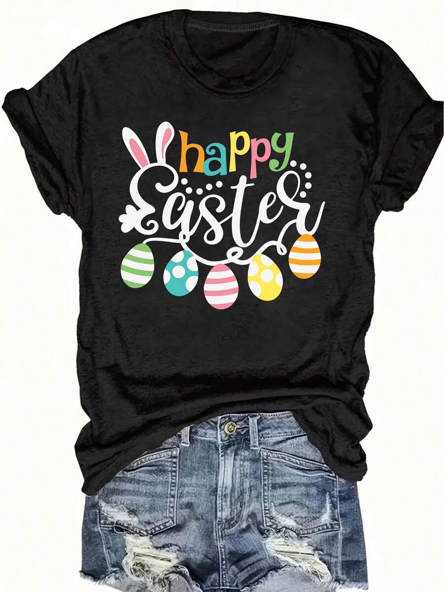 Camisetas e regatas femininas para atividades ao ar livre - Preto - Ver 1
