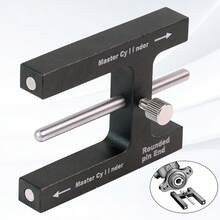 Brake Adjustment Tool Aluminium Alloy Brake Booster Master Cylinder Push Rod - Black - View 1