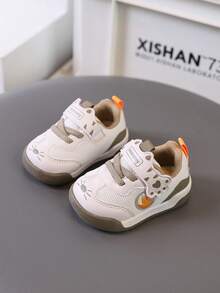 Spring/Autumn New Toddler Boys' Breathable Soft Sole Casual Shoes, Lightweight Sneakers - Khaki - View 2
