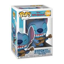 FUNKO POP Disney: Lilo y Stitch - Stitch con Ukulele - Idea de regalo - Mercancía oficial - Fans de videos - Figura de modelo para coleccionistas y exhibición - Multicolor - Ver 7