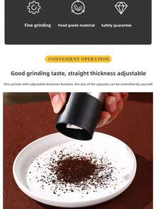 2-In-1 Stainless Steel Salt And Pepper Grinder, Battery-Free - Manual Dual-Use Grinder, Adjustable Coarseness, Ceramic Blades - Essential Kitchen Seasoning Tool - Multicolor - View 4