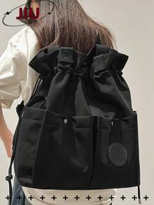女士通勤尼龙背包；可容纳15.6英寸商务笔记本电脑；多口袋轻便书包；大容量旅行包；多功能书包；方便学生、初中生、高中生、护士、教师、商务人士、旅行度假、商务出行、日常通勤、购物、办公、约会、徒步、训练、工作、生日礼物、节日礼物。 - 彩色 - 查看 13