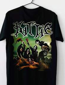 Kittie Band Album Heavy Cotton Black All Size Men Women Unisex Shirt - 黑色 - 查看 1