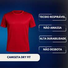 Kit 5 Camisetas Dry fit Masculina Academia Treino Lisas  Verão    Slim Fit - Preto - Visão 7