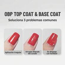 OBP Top Coat & Base Coat | Set profesional para uñas en gel UV/LED - transparente - Ver 3