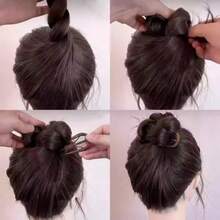 ファッション夜会巻きコーム べっ甲 インナーヘアアクセ お団子 簡単 まとめ髪 髪飾り まとめ髪 髪留め 盛り髪 お団子 簡単 結婚式 卒業式 入学式 宴会 普段使い 花嫁など ヘアピン 浴衣 七五三 成人式 髪 飾り 袴 着物 ブラウン玳瑁02 - 02 - チェックする 7