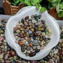 1 Pack 100g Crystal Crushed Stone Polishing Natural White Powder Purple Yellow Green Crystal Raw Stone Demagnetization Stone Fish Tank Landscape Stone Wholesale - Multicolor - View 11