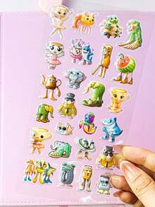 Bộ sticker dán 3D nổi hình núi và biển dành cho trẻ em. Sticker trang trí làm quà tặng. Trang trí nhà cửa, trang trí tiệc, quà sinh nhật, quà tặng các dịp lễ, sản phẩm thời trang. Tự làm (DIY). - Nhiều màu - Xem 5