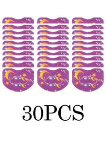 30pcs Sleep Patch, Skin-Friendly Tape, Breathable & Comfortable Tape, Unisex Breathable Tape, High-Quality Tape, Painless Removal, Low Allergenicity, Latex-Free, Gentle On Skin, Strong Adhesive, Painless Removal, Non-Woven Fabric Material, Breathable, Skin-Friendly. - Multicolor - View 7