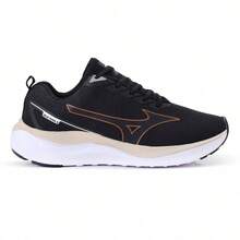 Men's Athletic Shoes, Suitable For Running, Gym Workouts, And Walking; Comfortable And Durable. - 黑橘 - 查看 2