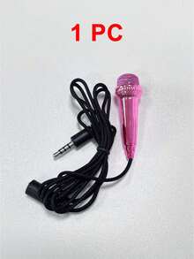 Microphone mini hợp kim nhôm + Chân đế mini bằng nhựa | Microphone hát karaoke / phát trực tiếp / thu âm / vlog đa năng, micro condenser có dây 3.5mm, nhỏ gọn và di động, sử dụng mọi lúc mọi nơi. - Nhiều màu - Xem 11