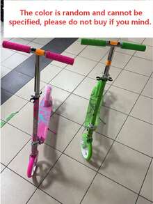 Random Color/Beginner Scooter, Portable Folding Balance Bike, Casual Commuting Two-Wheel Skateboard, Foot Scooter - Multicolor - View 5
