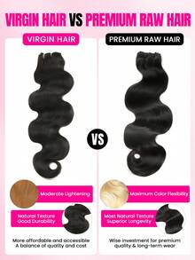 100% Human Raw Hair, Natural Black Curly Hair - Natural Black - View 5