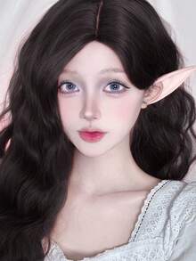 1副浅灰色美瞳，美容镜片，四季皆宜，直径14.5毫米，美颜隐形眼镜，眼部彩妆 - 年拋 - 查看 7