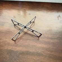 2/4 piezas Rejilla de acero inoxidable única para cocinar al vapor, accesorios de cocina para cocinar al vapor, adecuada para freidora de aire, utensilios de cocina, olla a presión, molde redondo para pasteles, horno, parrilla de horneado y enfriamiento de acero inoxidable - Plateado - Ver 2