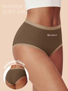 MIOTAN 5条装无缝中腰女士三角裤提臀高弹力舒适透气女士内衣 - 彩色 - 查看 4