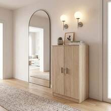 Duehome Liam 雙門鞋櫃 55x108 厘米 - 加拿大橡木 - 查看 1