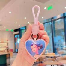 Mattel Llavero de cuero, colgante de mochila del grupo de chicas de caza de brujas KPOP, llavero automotriz, regalo de comercio exterior - B - Ver 5