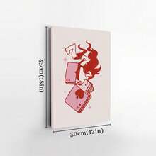2D Flat Print, 1pc Framed Canvas Wall Art, 777 Lighter 777 Angel Number Lucky Art Print Canvas Poster Painting Home Wall Decor, Ideal Gift For Bedroom Living Room Hallway Dorm, Ready To Hang - 列印 - 查看 14