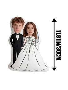 Cojín personalizado para pareja, regalo del Día de San Valentín, regalo personalizado de aniversario, cojín divertido en 3D, cojín con diseño gráfico, regalo de boda - Subir personalización de imagen - Ver 12