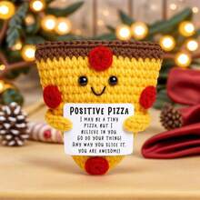1-4pcs Handmade Crochet Desktop Decor Figurines, Funny Sci-Fi Dolls, Cartoon Animals & Plants, Great Birthday Gift For Best Friends, Sisters, Moms, Grandmas, Coworkers, Family, Positive Emotion Support, Christmas, Thanksgiving, Room Decor, Plush Toys, Small Gifts - Multicolor - View 28