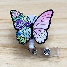 Retractable D Card Holder Reel With Cute Cartoon Design,Teacher Nurse Hospital Badge Holder Office Lanyard 1pc - A - View 8