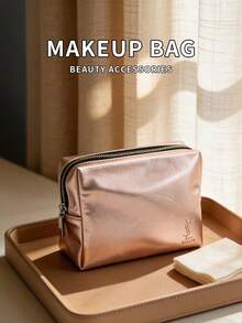 Yves Saint Laurent YSL Makeup Bag Toiletry Bag Large Capacity Travel Portable Pink 13 * 11 * 4 Cm - Pink - View 1