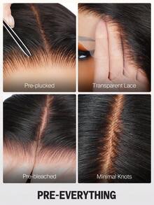 MEGALOOK Peluca larga rizada con degradado y encaje frontal de moda - S1/613 - Ver 7