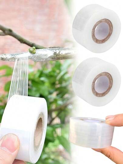Grafting Tape, Stretchable Gardening Grafting Tape, Plant Repair Grafting Tape, Fruit Tree Grafting Tape, Plant Grafting Film Gardening Tape, Tree Bandage Repair Tape, Petri Dish, Nursery