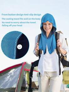 1条涤纶氨纶混纺速干冰丝吸汗运动头带 - 頭巾 - 查看 2