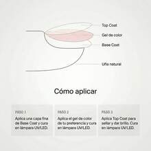 OBP Top Coat & Base Coat | Set profesional para uñas en gel UV/LED - transparente - Ver 4